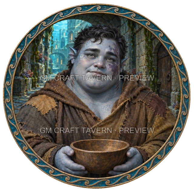 Besha Hillward - Outcast top-down token preview