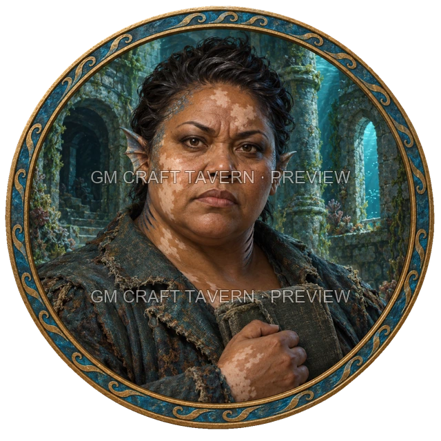 Durg Hillward - Outcast top-down token preview