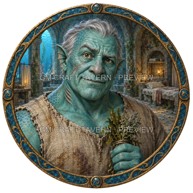 Morga Hillward - Outcast top-down token preview