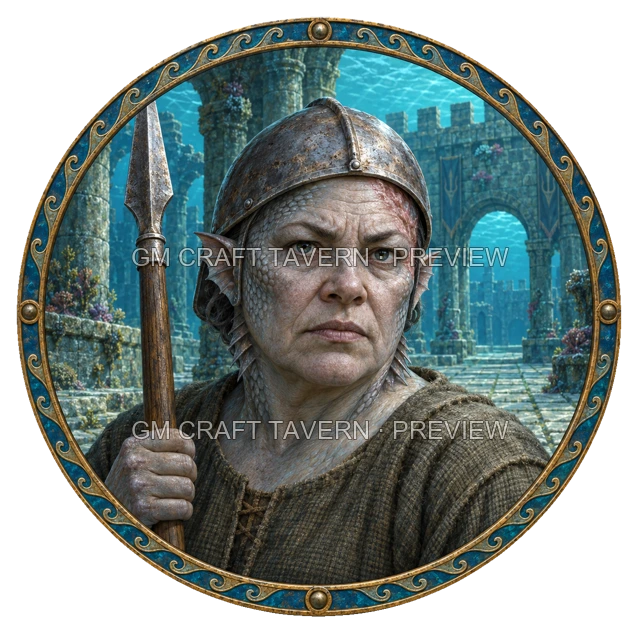 Durg Redcliff - Fighter top-down token preview