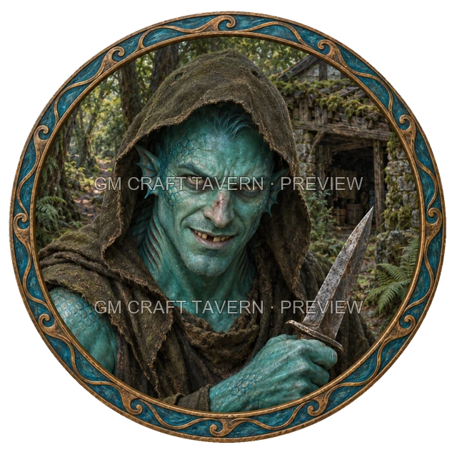 Highway Robber top-down token preview