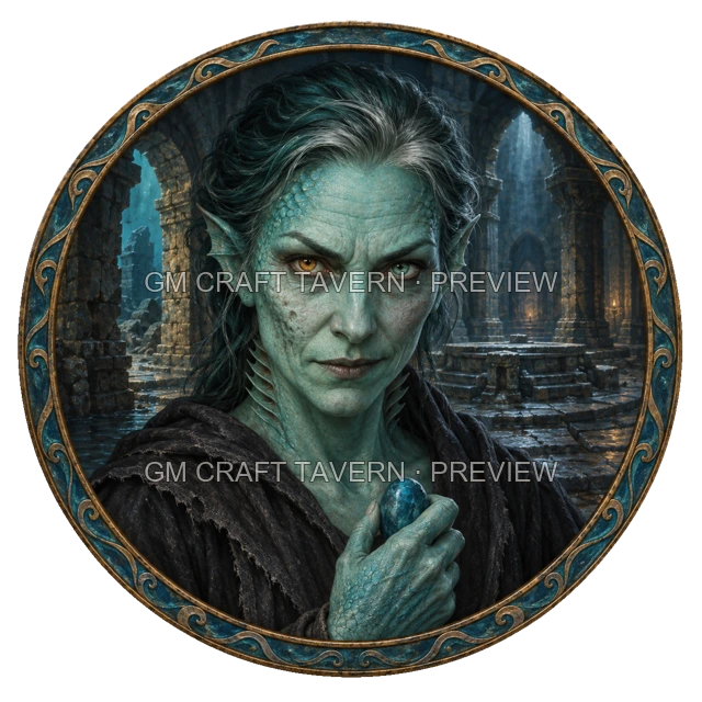 Evil Sorcerer top-down token preview