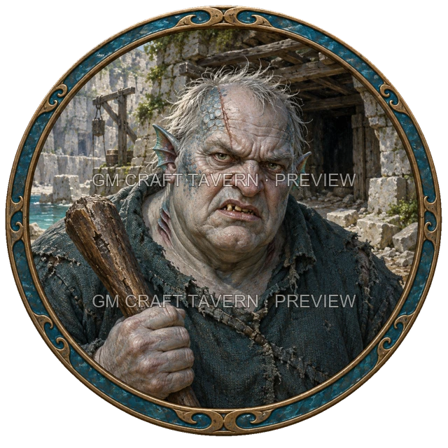 Prison Escapee top-down token preview