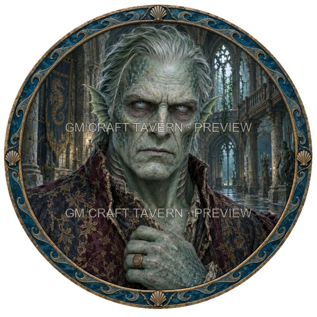 Undead Noble top-down token preview