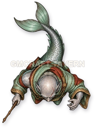 Aperçu du token vu du dessus de Morga Ironwell - Magicien
