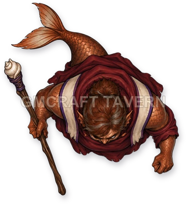 089 · Enemy 11 - Cult Priest top-down token preview