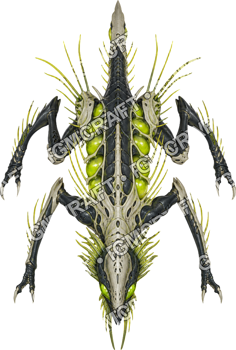 Caustic Reed Stalker top-down token preview