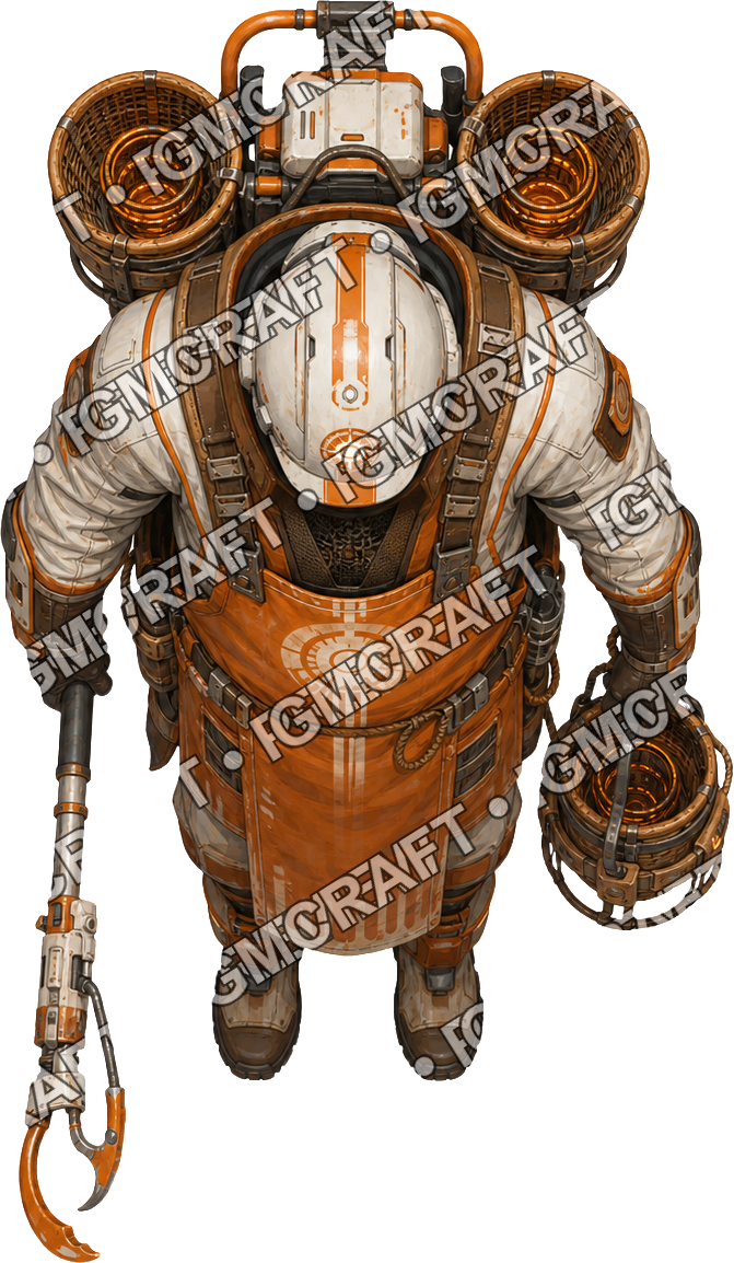 Flare Hook Reaper top-down token preview