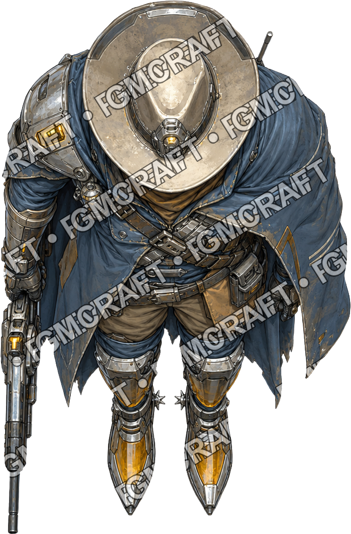 Glass Spur Ranger top-down token preview