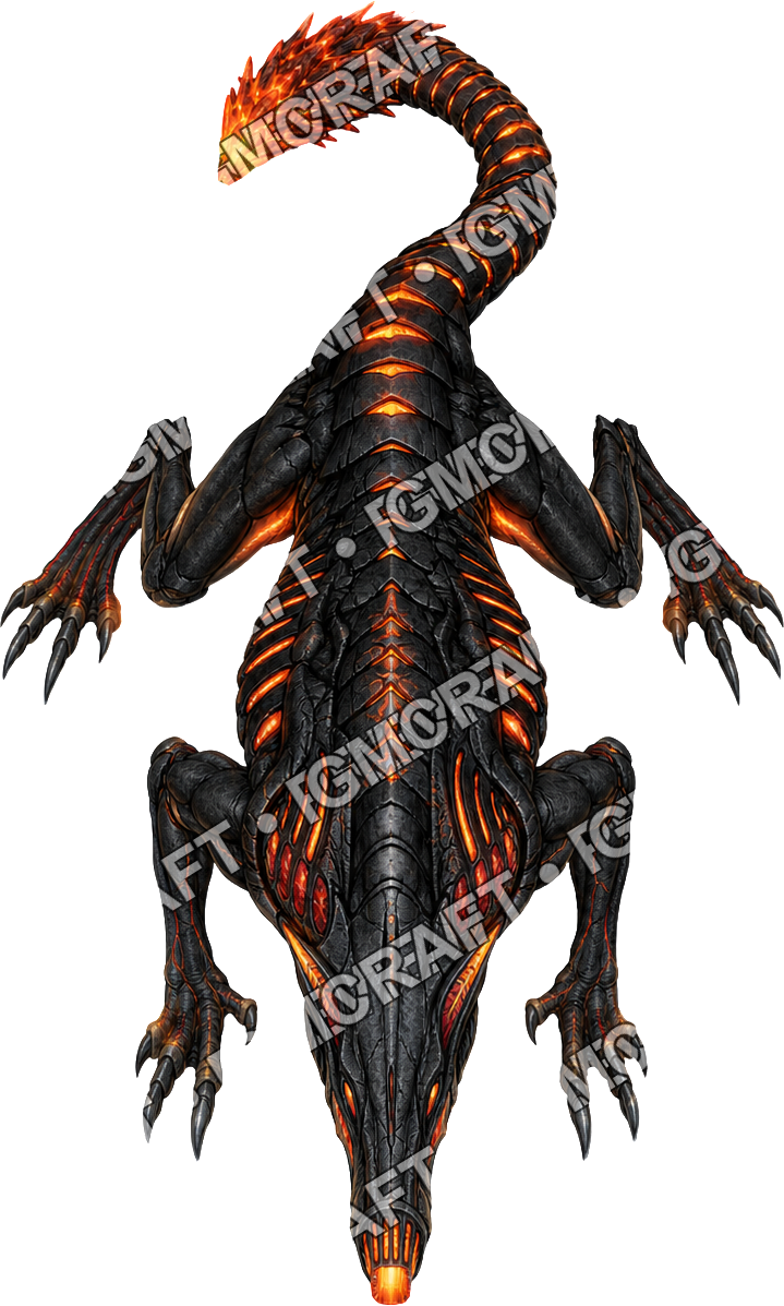 Lava Siphon Stalker top-down token preview