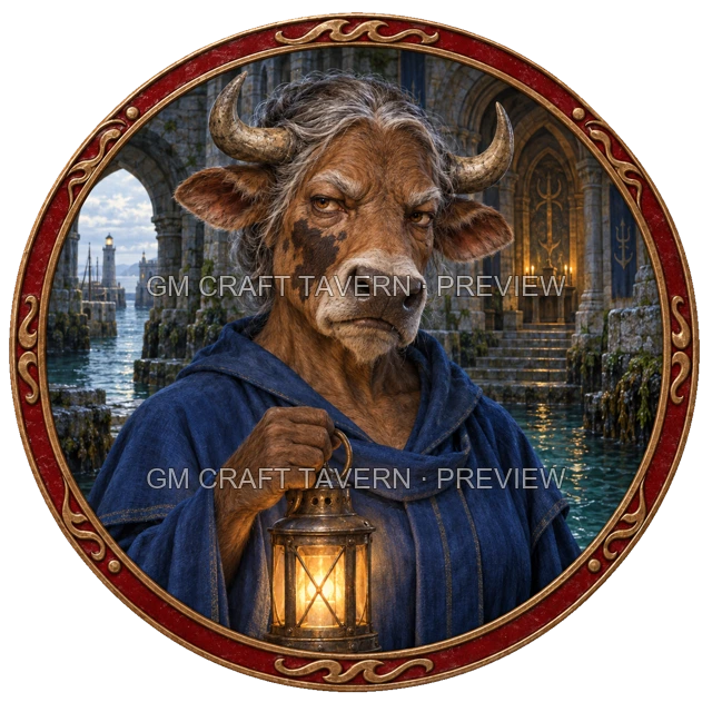 Aperçu du token vu du dessus de Urdan Reedvale - Clerc