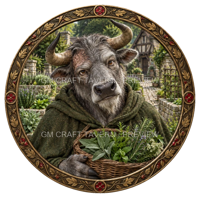 Morga Deepgrove - aperçu de token de guérisseur vu du dessus