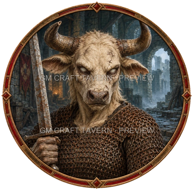 Aperçu de token de soldat mort-vivant vu du dessus