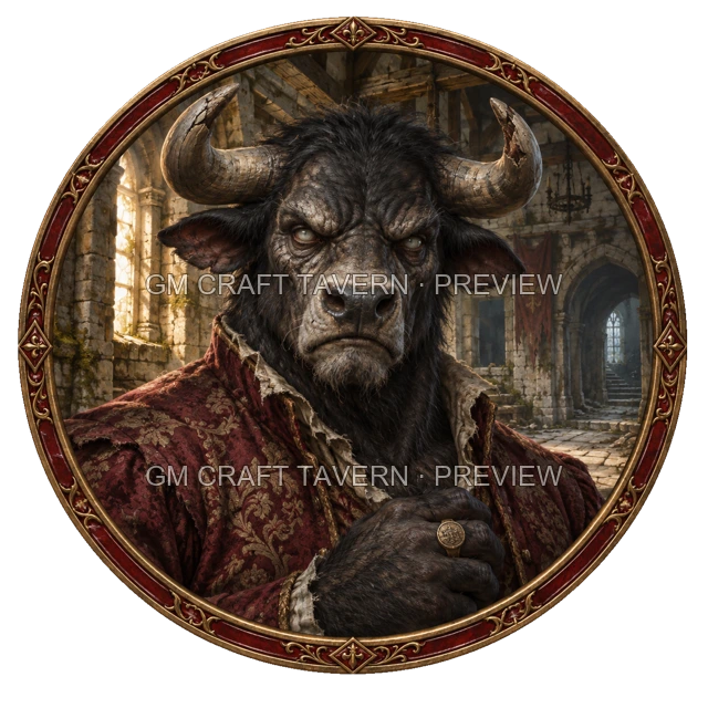 Aperçu du token vu du dessus Noble mort-vivant