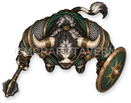 Urdan Mossridge - Paladin top-down token preview