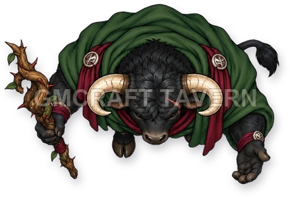 Varka Ironwell - Warlock top-down token preview