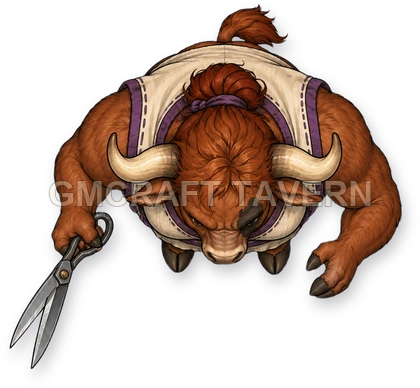 Durg Oakbend - Craftsperson top-down token preview