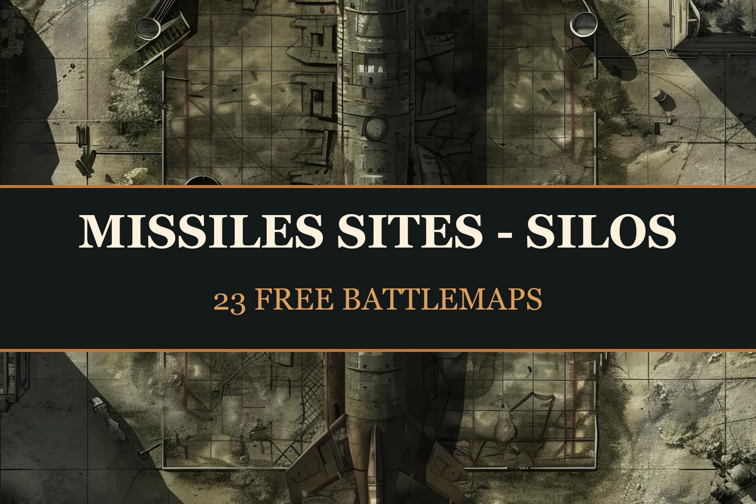 Sites de missiles et silos — 23 battlemaps gratuites