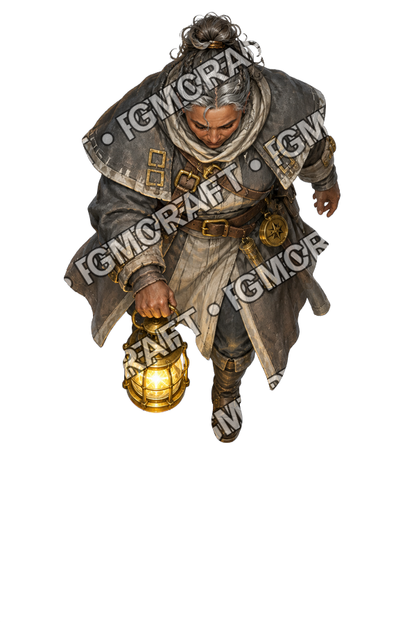 Pirate Ocean 0150 Lighthouse Keeper Lighthouse Light Topdown Token top-down token preview