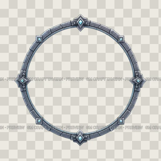Border 11 top-down token preview