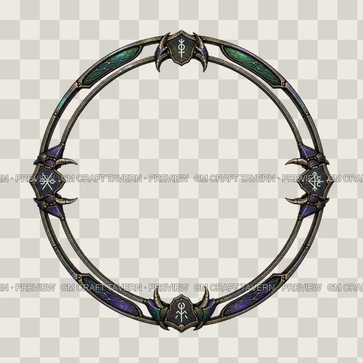 Border 16 top-down token preview