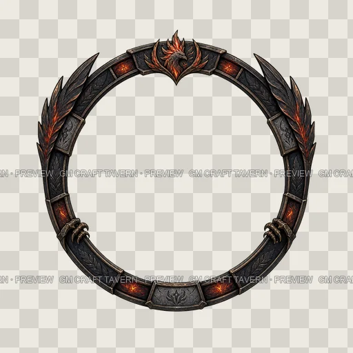 Border 30 top-down token preview