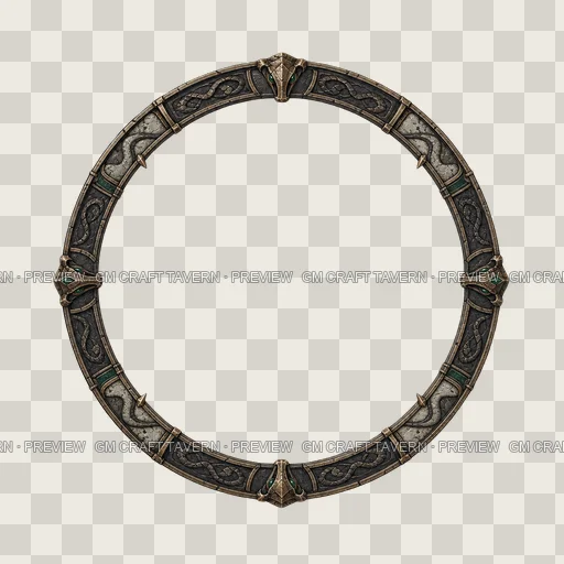 Border 17 top-down token preview