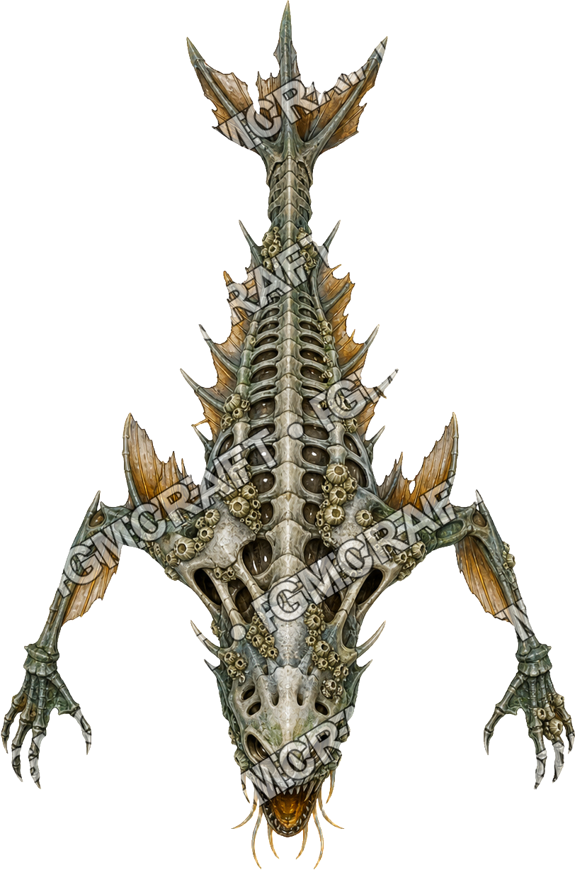 Barnacle Spine Haunt top-down token preview
