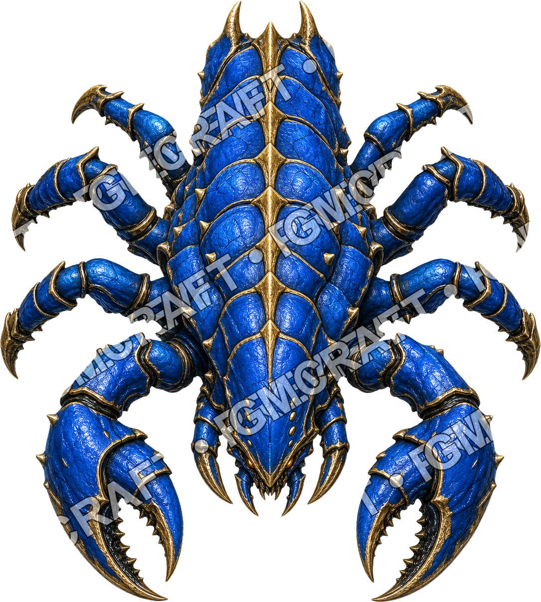 Cobalt Shell Mauler top-down token preview
