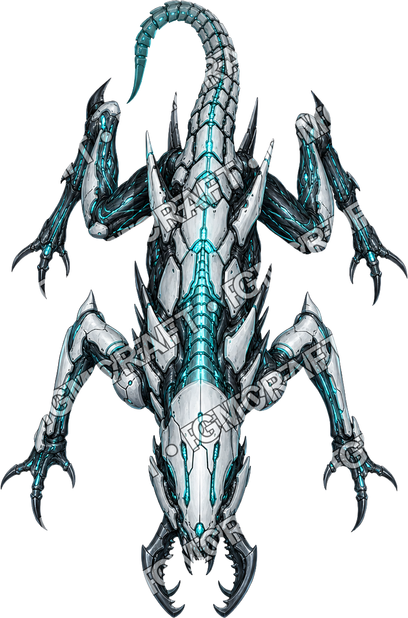 Frost Latch Stalker top-down token preview