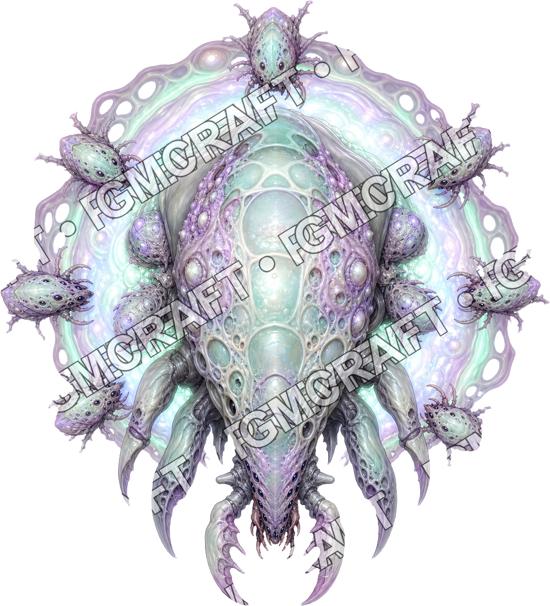 Shellhalo Brood top-down token preview