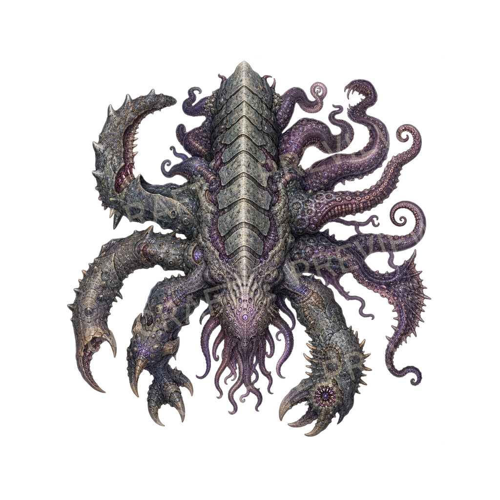 Bundle 30 30 Elder Aberrant Colossus top-down token preview