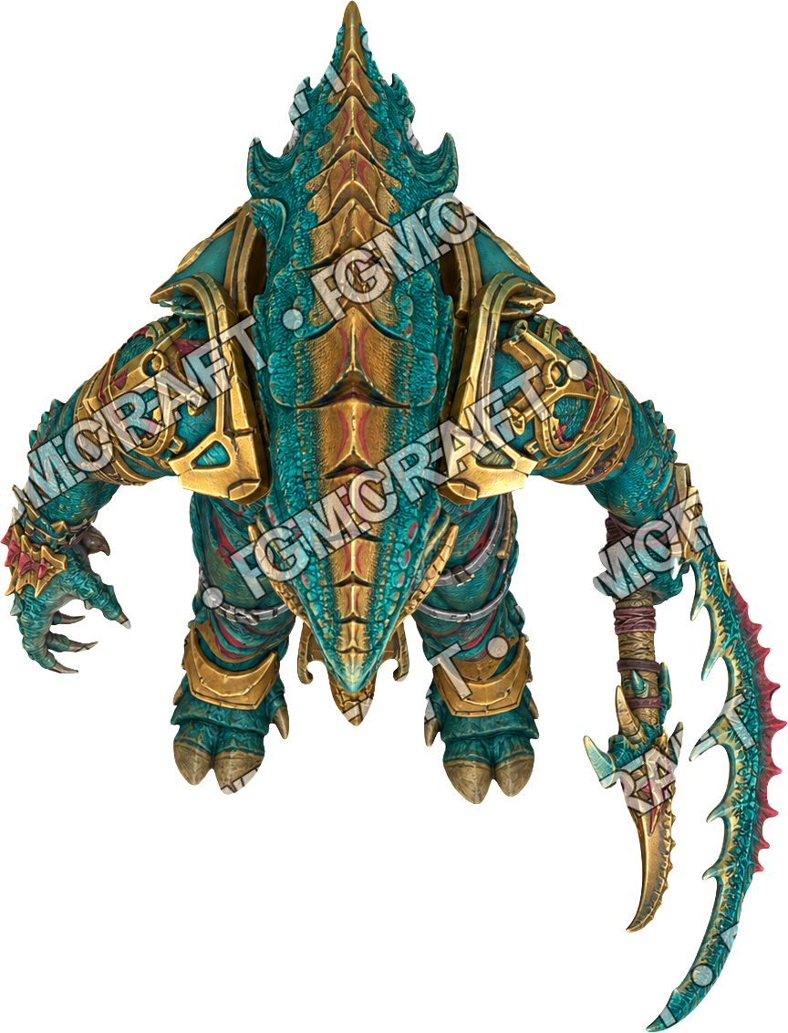 Xeno Monster 01 Razorback top-down token preview