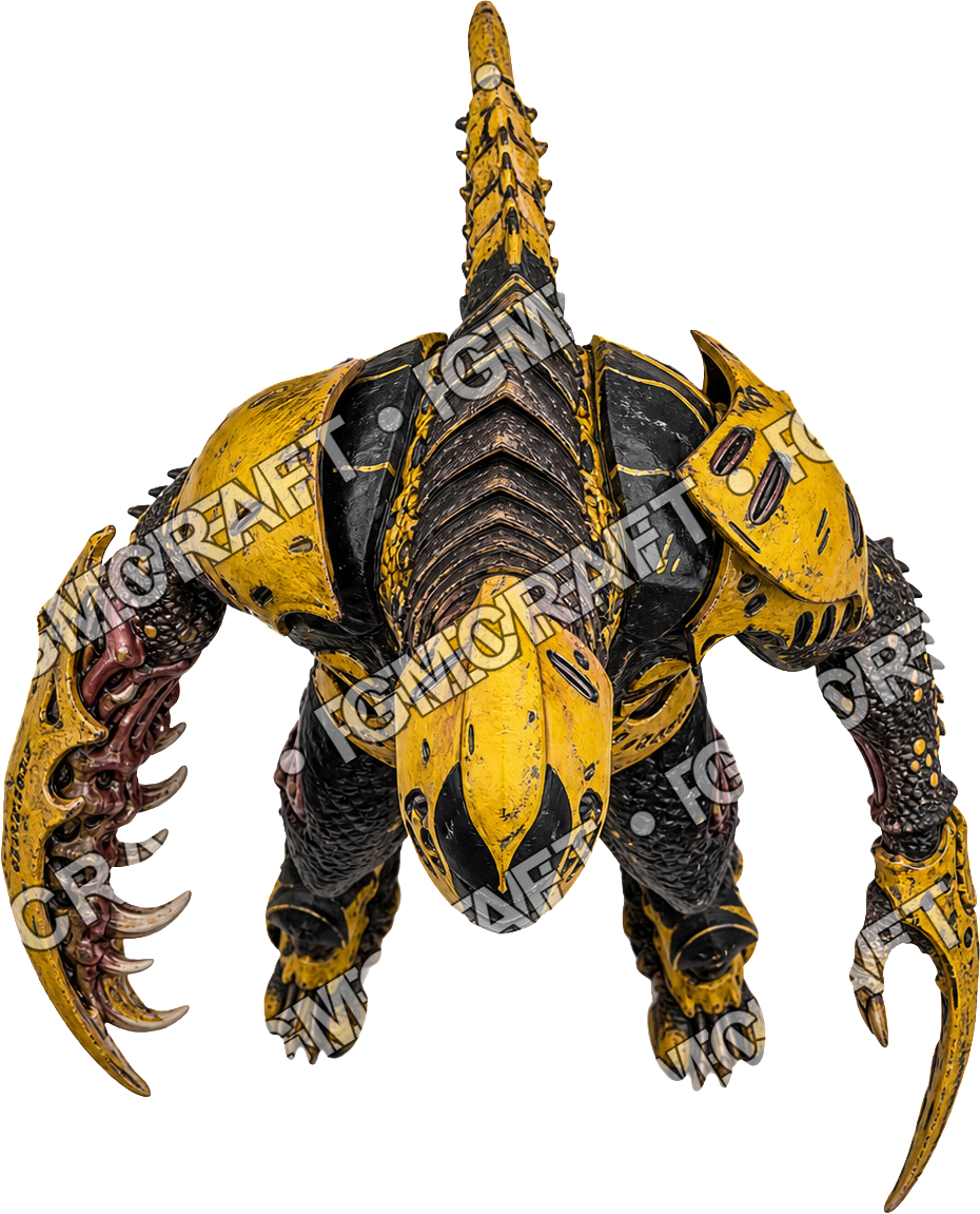 Xeno Monster 14 Serpentnecked top-down token preview