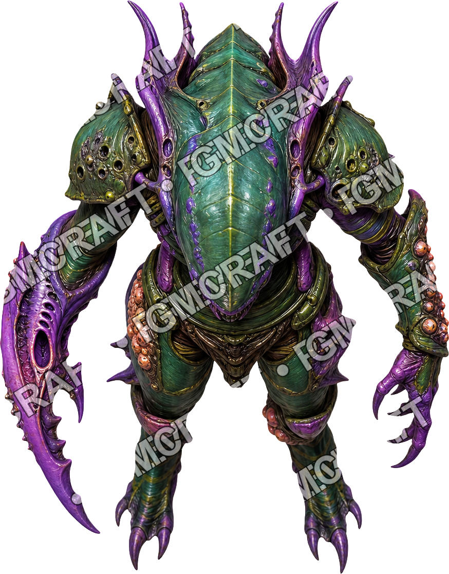 Xeno Monster 47 Piranhafaced top-down token preview
