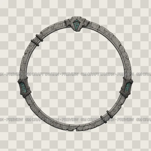Border 10 top-down token preview