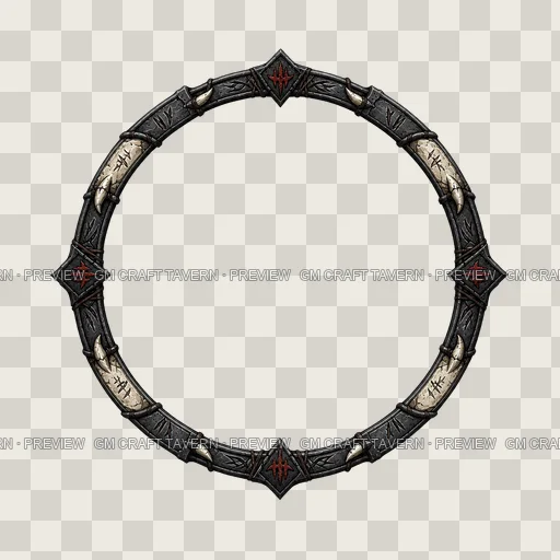Border 10 top-down token preview