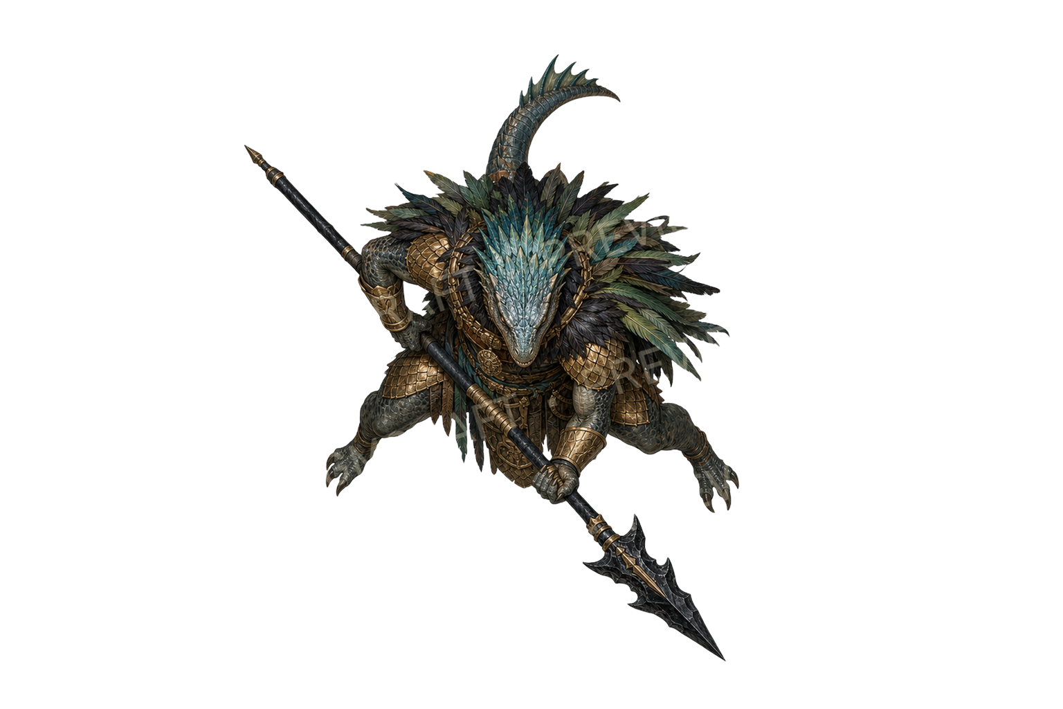 Moonfen Lizardfolk Warband product preview 4