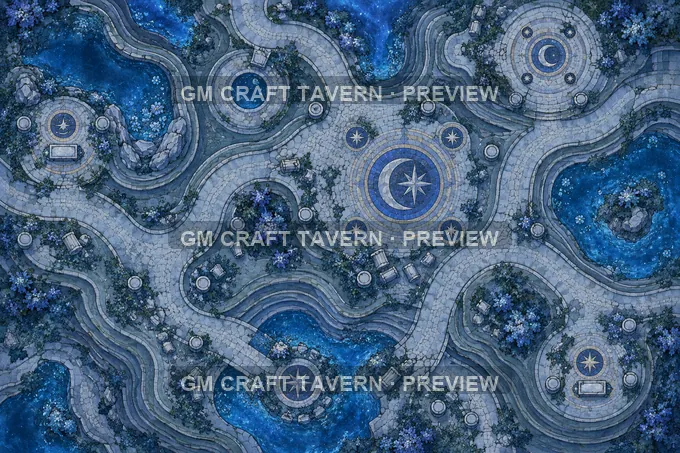 Pilgrim Terraces battlemap preview