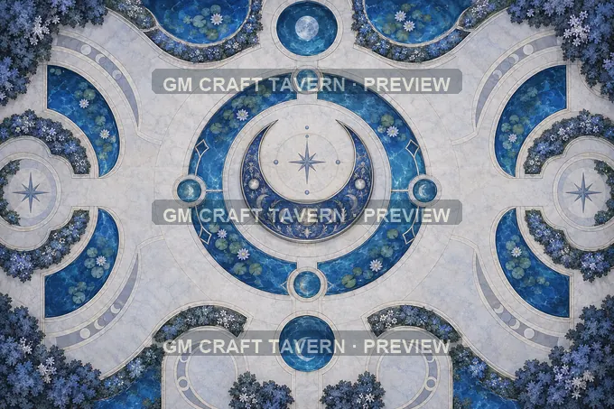 High Altar Precinct battlemap preview