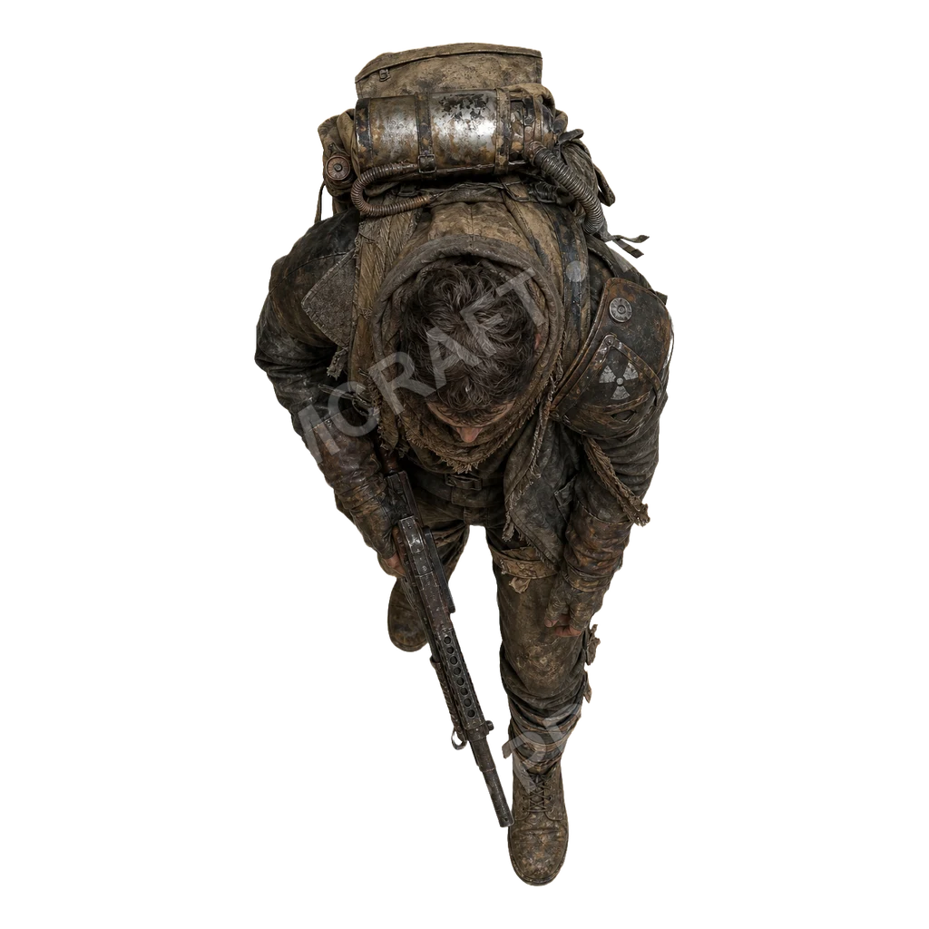 Motorized Bandits 04 top-down token preview