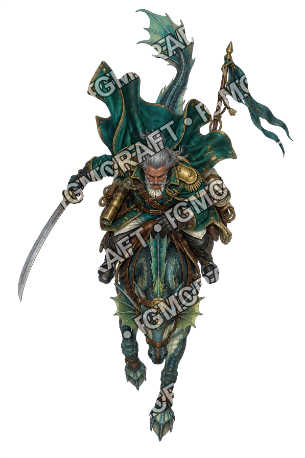 Pirate Ocean 0805 Commander Speed Topdown Token top-down token preview