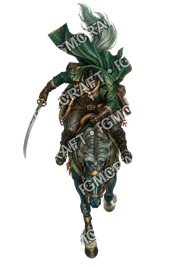 Pirate Ocean 0813 Hunter Speed Topdown Token top-down token preview