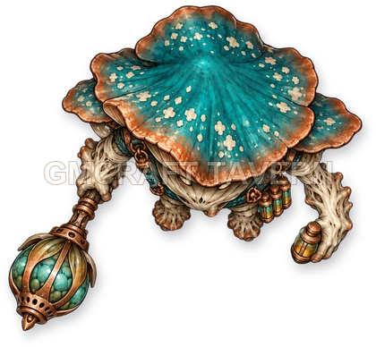 Toxic Bloom Herald 05 top-down token preview