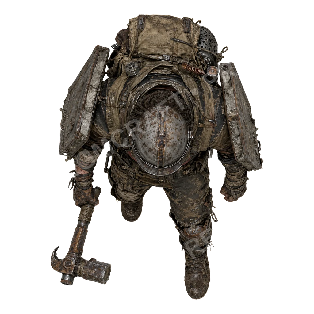 Mutant Brutes 04 top-down token preview