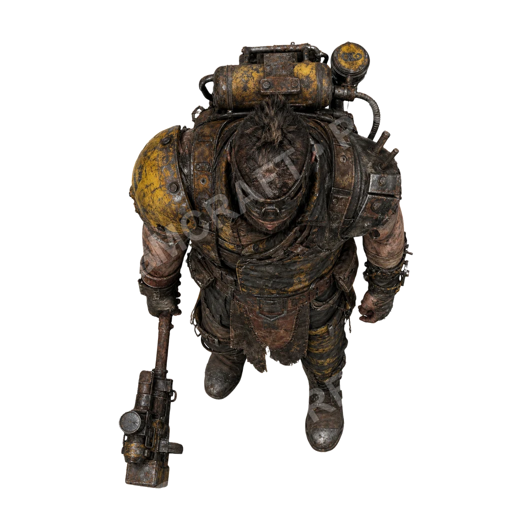 Mutant Brutes 07 top-down token preview
