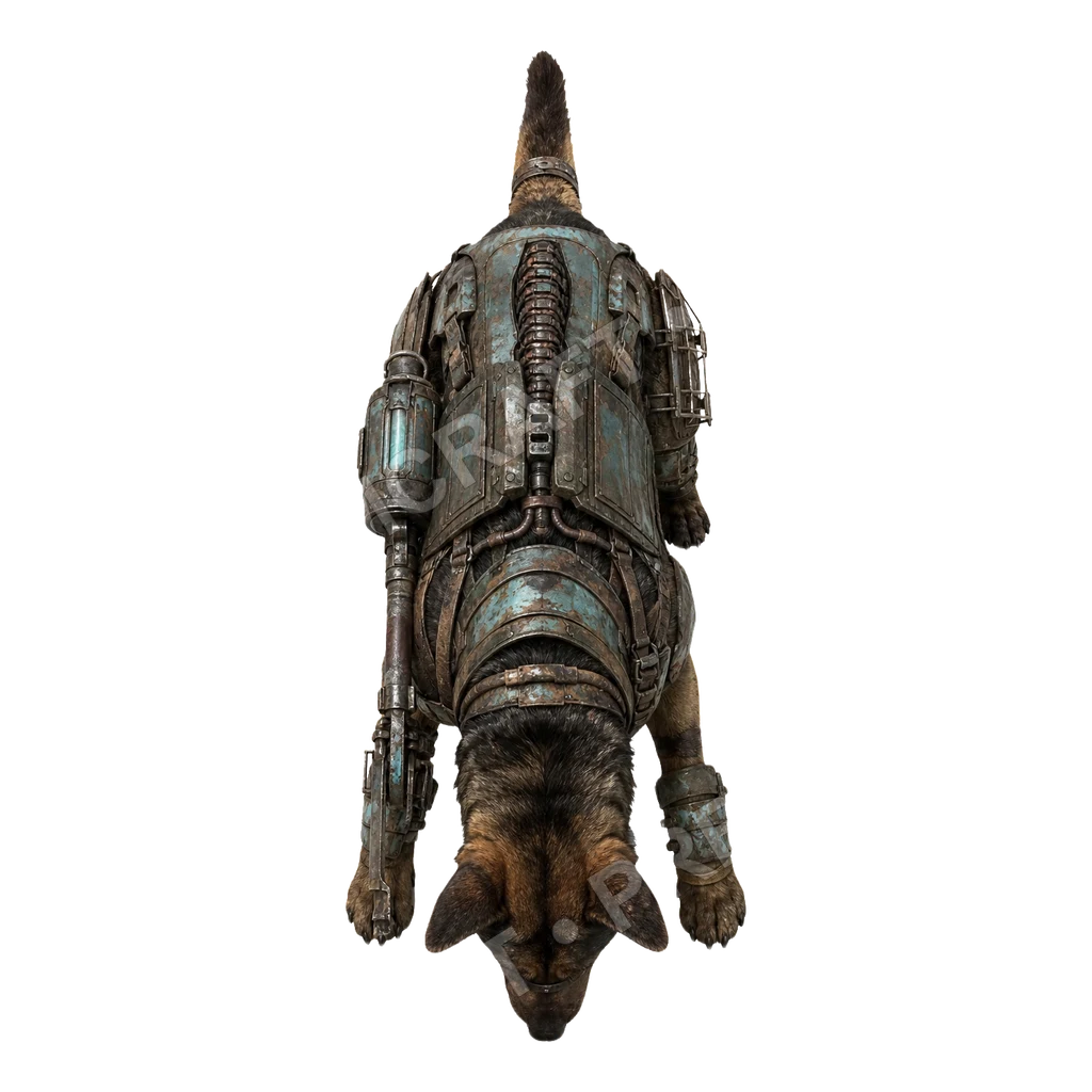Mutant Dog Packs 33 top-down token preview
