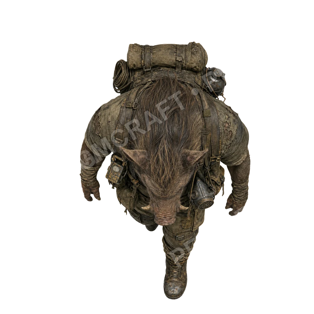 Mutated Wildlife 02 top-down token preview