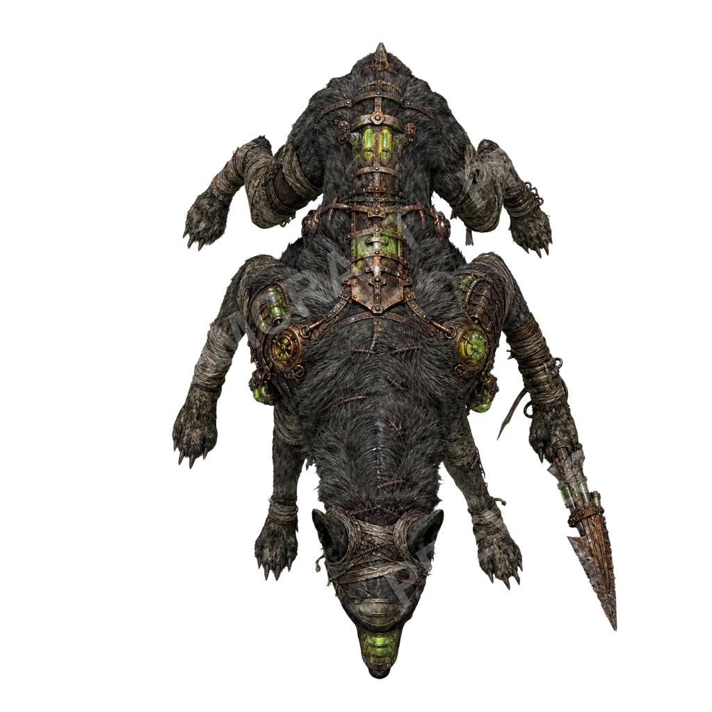 Mutated Wildlife 39 top-down token preview
