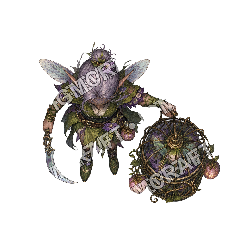 Feywild Pleasure Barge Sprite Handler top-down token preview